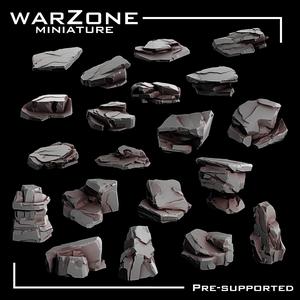 20 Rocks Desert basing bits