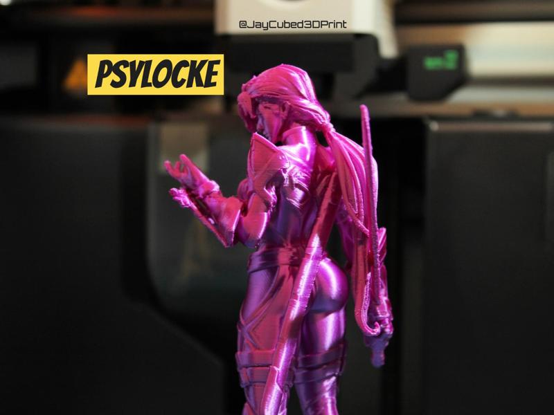 Psylocke - Fan Art Sculpture
