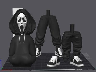Urban Vibes Ghostface Blackout Slasher Edition 