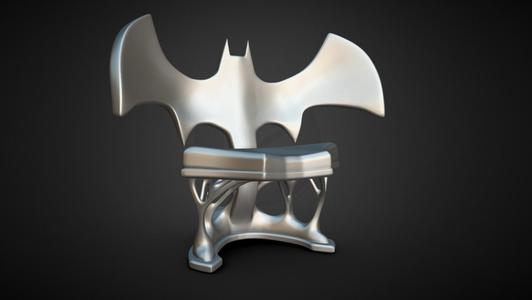 dolhouse Bat chair beautiful decor goth design