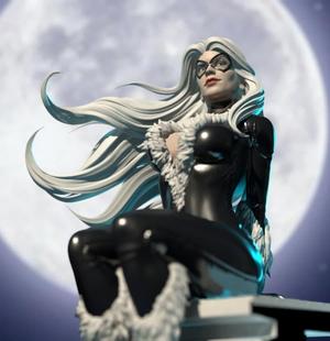 Black Cat Statue