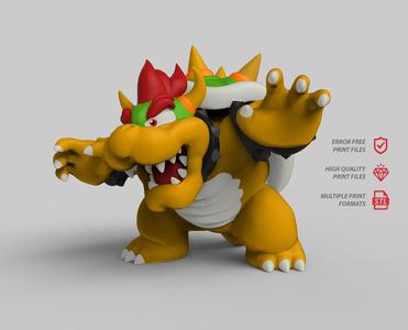 Bowser toy with spikes
