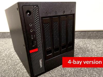 ThinkNAS - 4x HDD NAS enclosure for Lenovo M920q