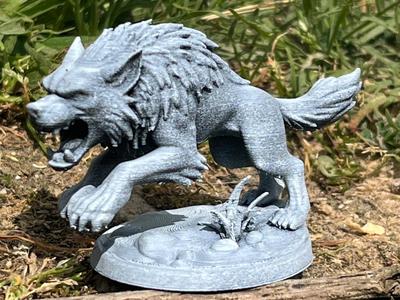 miniature lord of the ring warg