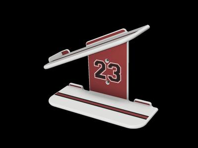 Air Jordan wall-mounted shoe stand