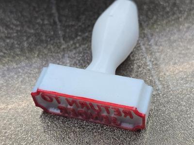 Customizable Stamp (OpenScad)