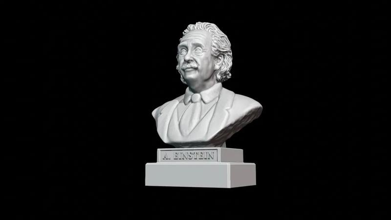Albert Einstein bust   