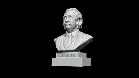 Albert Einstein bust   