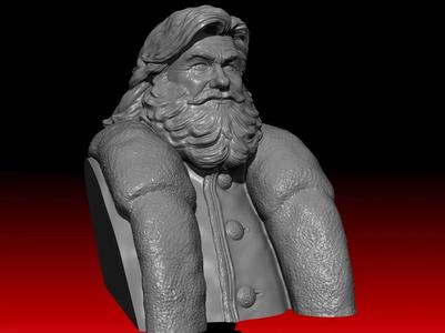 Santa Bust   