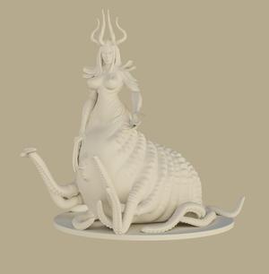 Tentacle Mom - Tabletop Miniature