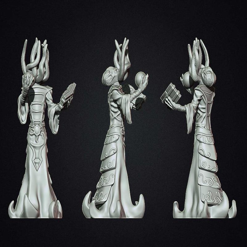 DnD miniature illithid mindflayer monster remake