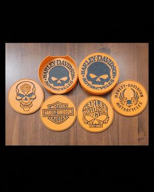 Harley-Davidson Inspired Coaster Set