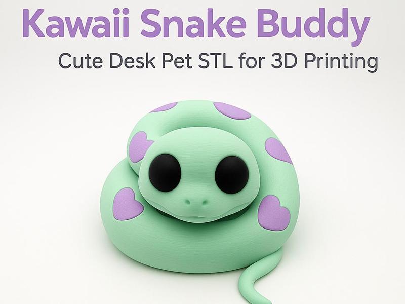 Kawaii Snake mothers day – Cute Desk Pet NO AMS