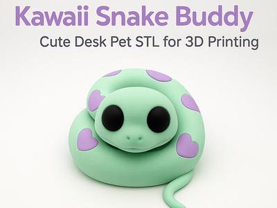 Kawaii Snake mothers day – Cute Desk Pet NO AMS