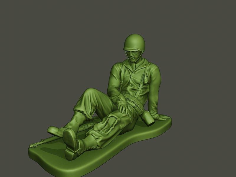 American soldier ww2 wounded A8