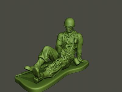 American soldier ww2 wounded A8