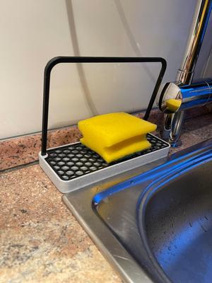 Kitchen sponge/soap/rag holder