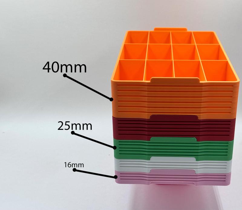 Organizer for small things (40mm Height)
