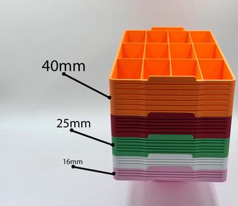 Organizer for small things (40mm Height)
