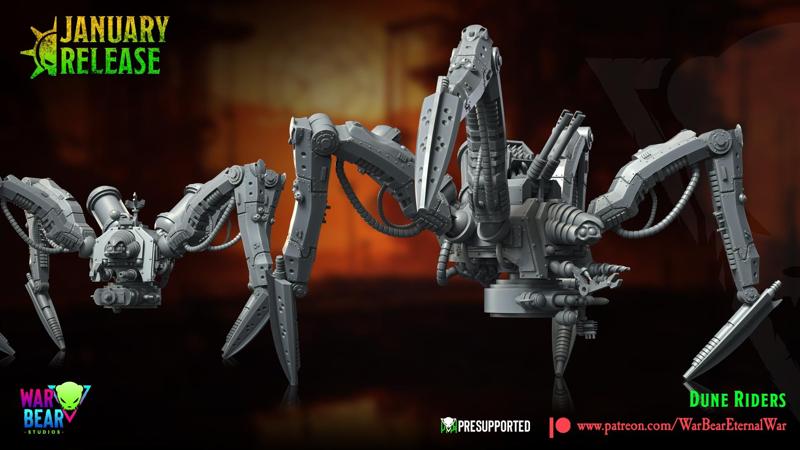 Plague Mechanical Dune Riders