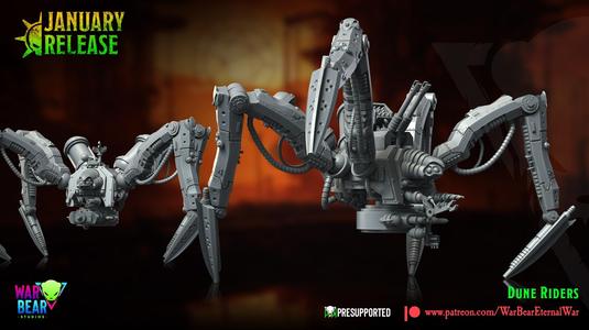 Plague Mechanical Dune Riders
