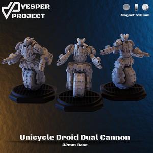 Unicycle Droid Dual Cannon
