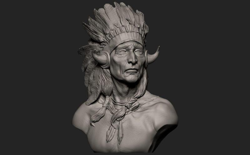 American Native Warrior