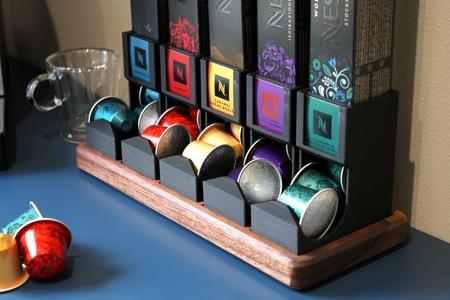 Nespresso Original Pod Dispenser with label Slot
