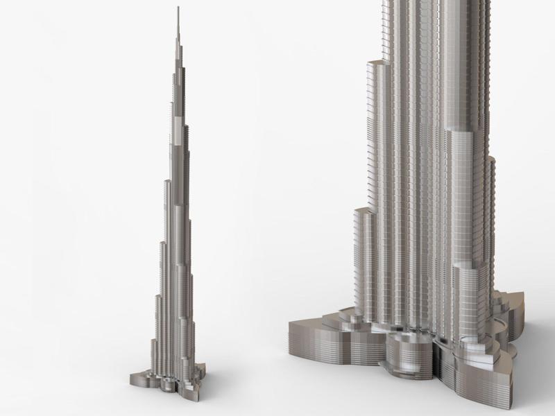 Burj Khalifa Dubai Skyline Tower