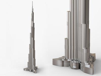 Burj Khalifa Dubai Skyline Tower