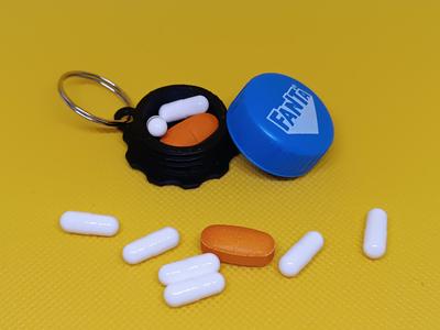 Eco-friendly pill box to go