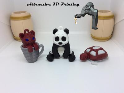 PANDA & KITTEN & TURTLE