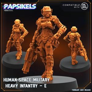 HUMAN SPACE MILITARY HEAVY INFANTRY E