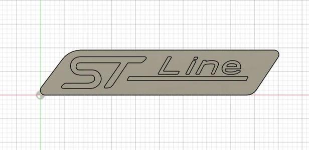 Ford ST Line badge   