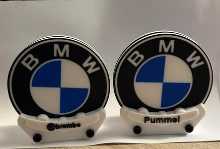 BMW Coaster Untersetzer Custom Name