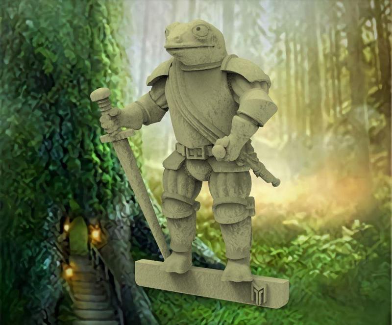 Froggie Went a Courtin - 28mm Miniature