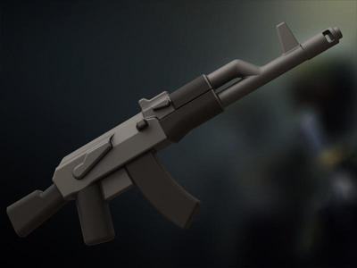 AK-74M for Lego minifigures