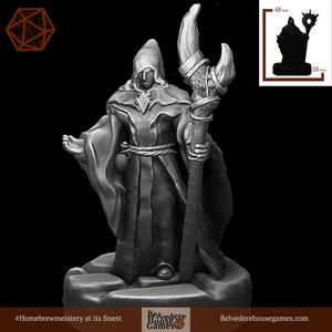 Dark Wizard 28mm Support Free