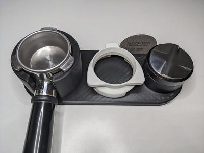 Breville/Sage Espresso Tamping Station with metal mesh filter slot