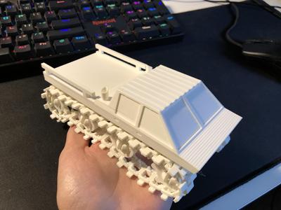 100% 3D Printed Tracked Transport Car TTC