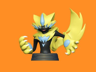 Zeraora Figure - Free 3D print model