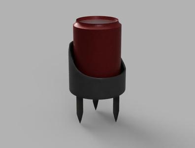 Peg Can Holder - Never spill you drink again.