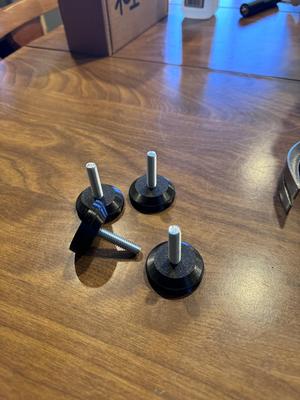 5/16-18 Leveling Feet 1 1/2in diameter