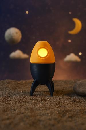 Ignis Rocket Candle Holder - Cozy Space-Inspired Home Decor
