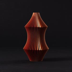 Japandi Vase with Ribbed Surface (vase mode)