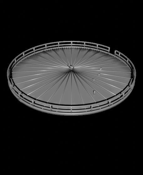 N Scale - Fermentation Top - 3.5" diameter