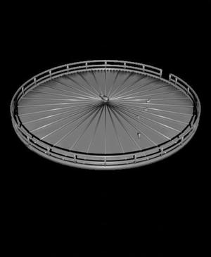 N Scale - Fermentation Top - 3.5" diameter