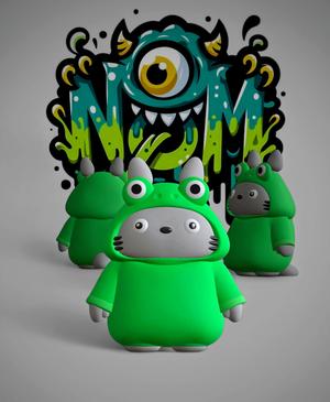 Froggy Nomz Totoro 