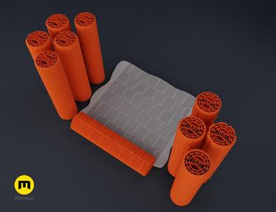 DnD terrain rollers – Metal walls