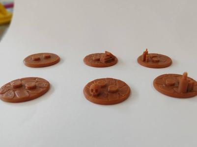 Plank Base for Dungeons and Dragons (25mm)